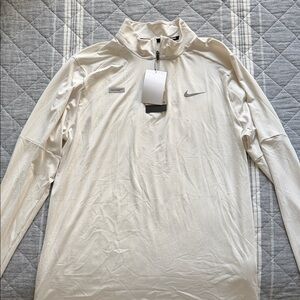 Nike Off-White Half-Zip Pullover